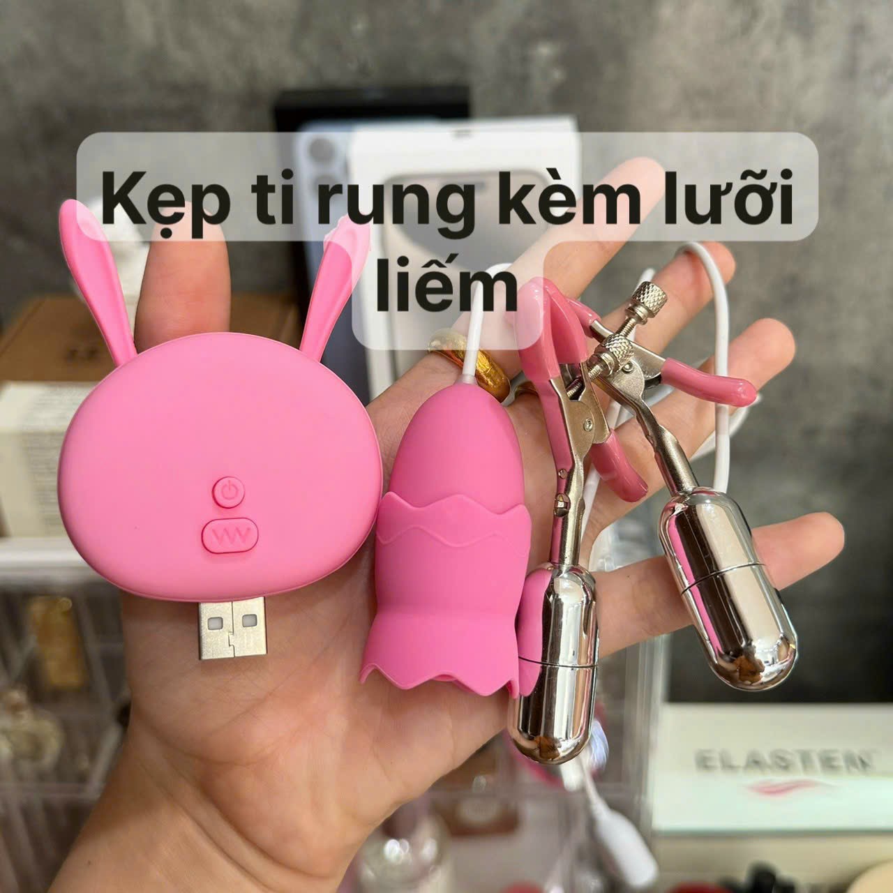 Kẹp ti rung kèm trứng rung 10cđ 3in1 cao cấp 1 27FBBC74 1F8B 42CD B58A 974AFED4464D